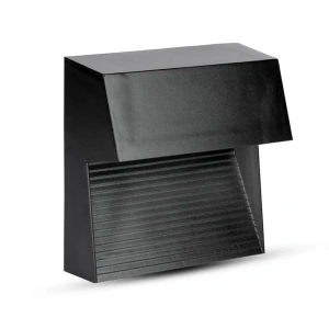 Oprawa schodowa LED - 3W 230V IP65 - czarna - VT-1172-B