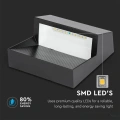 Oprawa schodowa LED - 3W 230V IP65 - czarna - VT-1172-B