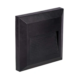 Oprawa schodowa LED - 2W 230V IP65 - czarna - VT-1152-B