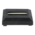 Oprawa schodowa LED - 2W 230V IP65 - czarna - VT-1152-B