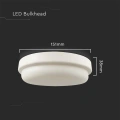 Plafon LED 12W 1160lm IP54 - VT-8095