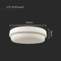 Plafon LED 18W 1820lm IP54 - VT-8096