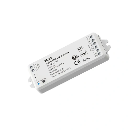 Sterownik LED (ZigBee 3.0) - RGB - 12-36V DC 12A - Tuya - WZS3
