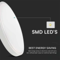 Plafon LED 36W 3820lm IP44 - VT-8630W-RD