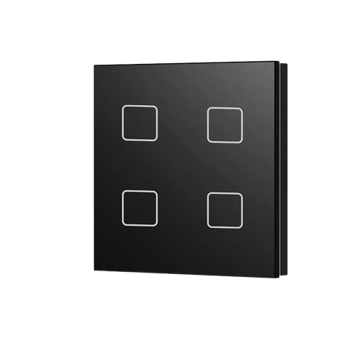 Panel LED naścienny - Mono - 4 przyciski - DALI Bus/24V - TS4-D(B)