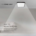 Plafon LED 18W 1830lm IP44 - VT-8618B-SQ