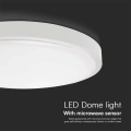 Plafon LED 24W 2500lm IP44 z czujnikiem ruchu - VT-8624S-W-RD