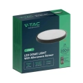 Plafon LED 24W 2500lm IP44 z czujnikiem ruchu - VT-8624S-B-RD