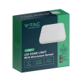 Plafon LED 18W 1830lm IP44 z czujnikiem ruchu - VT-8618SW-SQ