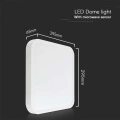Plafon LED 18W 1830lm IP44 z czujnikiem ruchu - VT-8618SW-SQ