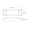 Sterownik LED 0/1-10V (DALI) - 1 kanałowy 0/1-10V 20mA - 230VAC - DV1 - Rysunek techniczny