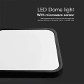 Plafon LED 36W 3820lm IP44 z czujnikiem ruchu - VT-8630S-B-SQ
