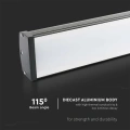 Oprawa liniowa LED 100W Linear HighBay 87lm/W czarna - VT-91100