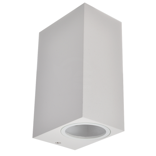 Lampa elewacyjna 2x GU10 - biała - VT-7652SQ-W