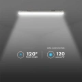 Hermetyczna oprawa liniowa LED 60W 120cm - VT-120060