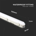 Hermetyczna oprawa liniowa LED 70W 150cm - VT-150070