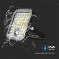 Solarny naświetlacz LED z panelem fotowoltaicznym 10W 1500lm - VT-411