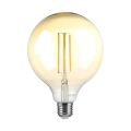 Girlanda ogrodowa 15mb z 15 żarówkami LED - E27 G125 8W 2200K - ściemnialna - zestaw