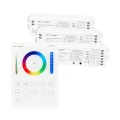 Sterownik LED - RGB+CCT - 8 strefowy - panel naścienny + odbiorniki - zestaw z trzema odbiornikami
