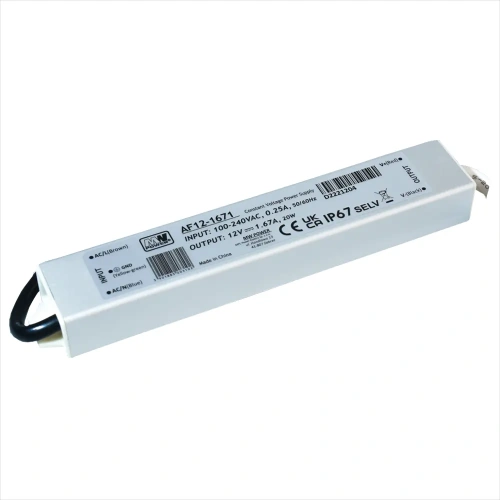 Zasilacz napięciowy hermetyczny MW Power 12V 20W 1.67A - AF12-1671