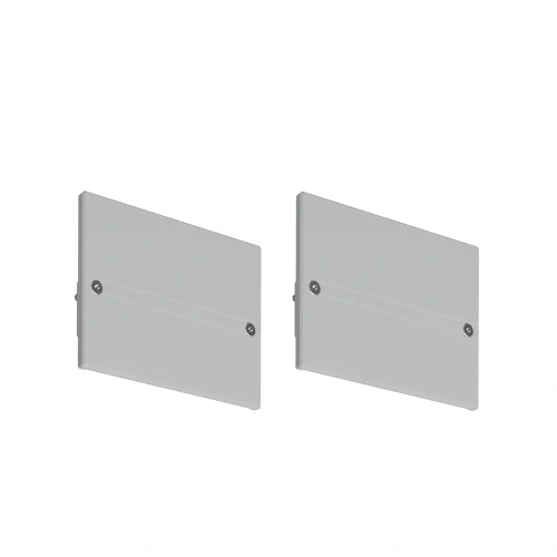 Zaślepka szara do profilu aluminiowego LED "MOD-100" - kpl. 2 szt.