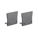 Zaślepka surowa do profilu aluminiowego LED "HR-MAX-STN" - kpl. 2 szt.