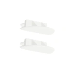 Zaślepka biała do profilu aluminiowego LED "MICRO-LNK" - kpl. 2 szt.