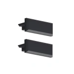 Zaślepka czarna do profilu aluminiowego LED "MICRO-PLUS" - kpl. 2 szt.