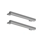 Zaślepka srebrna do profilu aluminiowego "TETRA-43" - kpl. 2 szt.