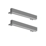 Zaślepka srebrna do profilu aluminiowego "TETRA-78" - kpl. 2 szt.