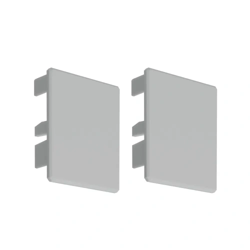 Zaślepka szara do profilu aluminiowego LED "3035" - 2 szt.