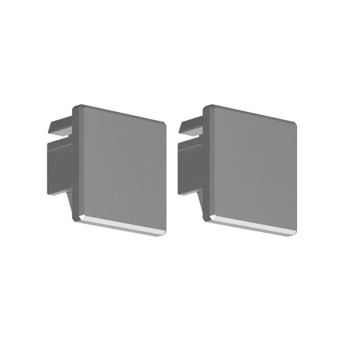 Zaślepka srebrna do profilu aluminiowego LED "PDS-H" - 2 szt.