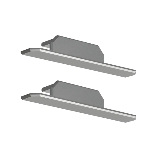 Zaślepka srebrna do profilu aluminiowego LED "OPAC-30" - 2 szt.