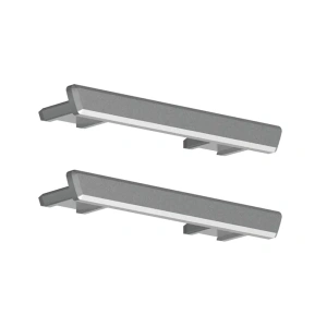 Zaślepka srebrna do profilu aluminiowego LED "TEST-36" - kpl. 2 szt.