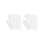 Zaślepka biała do profilu aluminiowego LED "TAN-C5 EKO" - kpl. 2 szt.