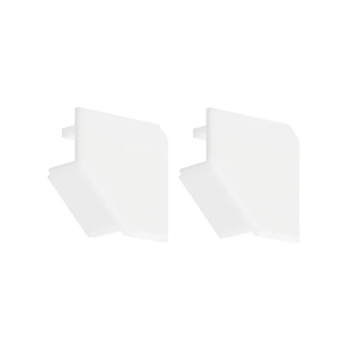 Zaślepka biała do profilu aluminiowego LED "TAN-C5 EKO" - 2 szt.