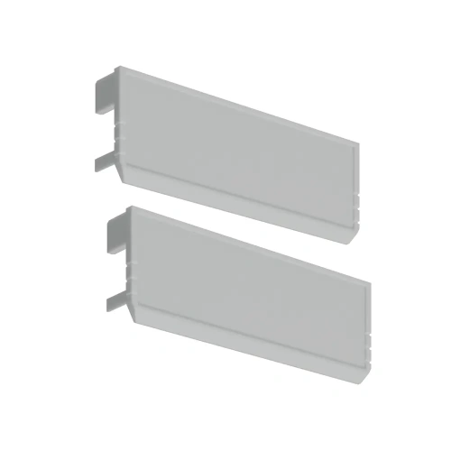 Zaślepka szara do profilu aluminiowego LED "RAM-TEZE-50" - 2szt.