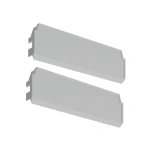 Zaślepka szara do profilu aluminiowego LED "RAM-TEK-100" - kpl. 2 szt.