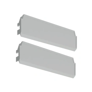 Zaślepka szara do profilu aluminiowego LED "RAM-TEK-100" - kpl. 2 szt.