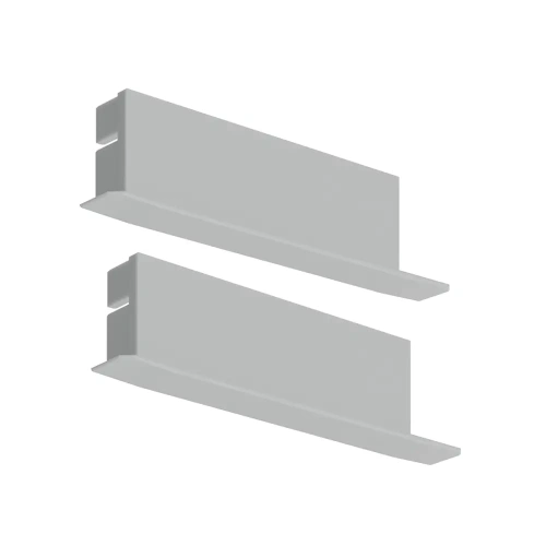 Zaślepka szara do profilu aluminiowego LED "RAM-KOL-50" - kpl. 2 szt.