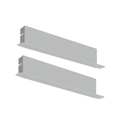 Zaślepka szara do profilu aluminiowego LED "RAM-KOL-100" - kpl. 2 szt.