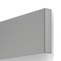 Zaślepka szara do profilu aluminiowego LED "PLAKIN-DUO" - kpl. 2 szt.-realizacja