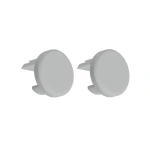 Zaślepka szara do profilu aluminiowego LED "PIKO-O" - kpl. 2 szt.