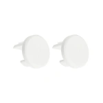 Zaślepka biała do profilu aluminiowego LED "PIKO-O" - kpl. 2 szt.