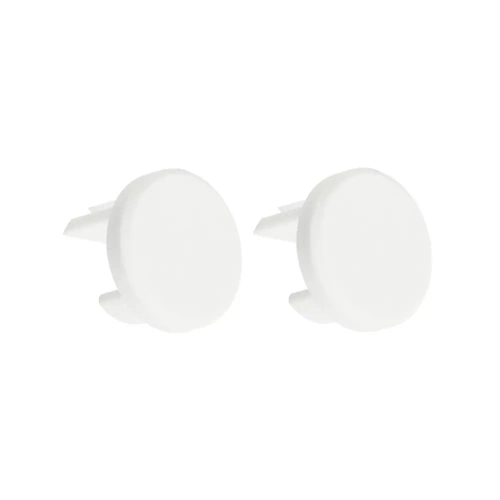 Zaślepka biała do profilu aluminiowego LED "PIKO-O" - kpl. 2 szt.