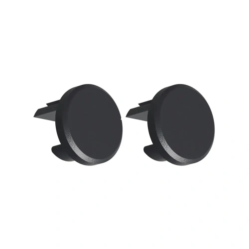 Zaślepka czarna do profilu aluminiowego LED "PIKO-O" - kpl. 2 szt.