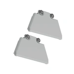 Zaślepka szara do profilu aluminiowego LED "OMODO-50 " - kpl. 2 szt.