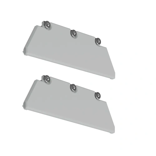 Zaślepka szara do profilu aluminiowego LED "OMODO-100 " - kpl. 2 szt.