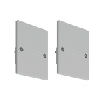 Zaślepka szara do profilu aluminiowego LED "MOD-50" - kpl. 2 szt.
