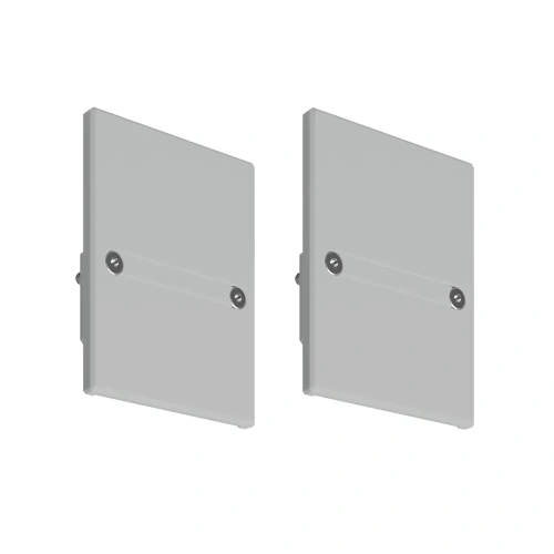 Zaślepka szara do profilu aluminiowego LED "MOD-50" - kpl. 2 szt.